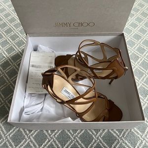 Jimmy Choo Leslie 100 canyon napa leather